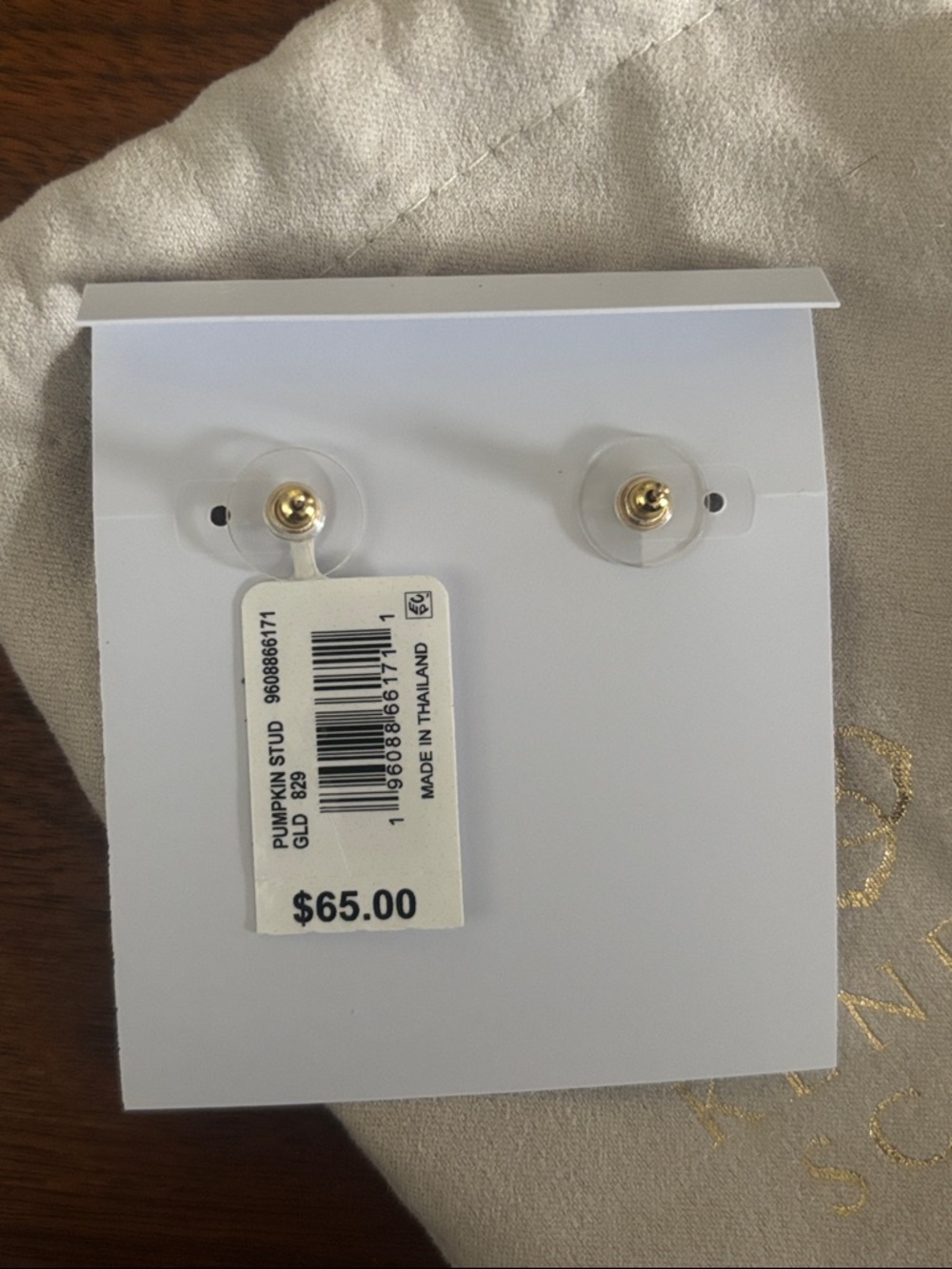 Kendra Scott Pumpkin Studs - Picture 3 of 3